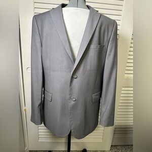 Caravelli Slim Classic Men's Gray Two-Button Blazer